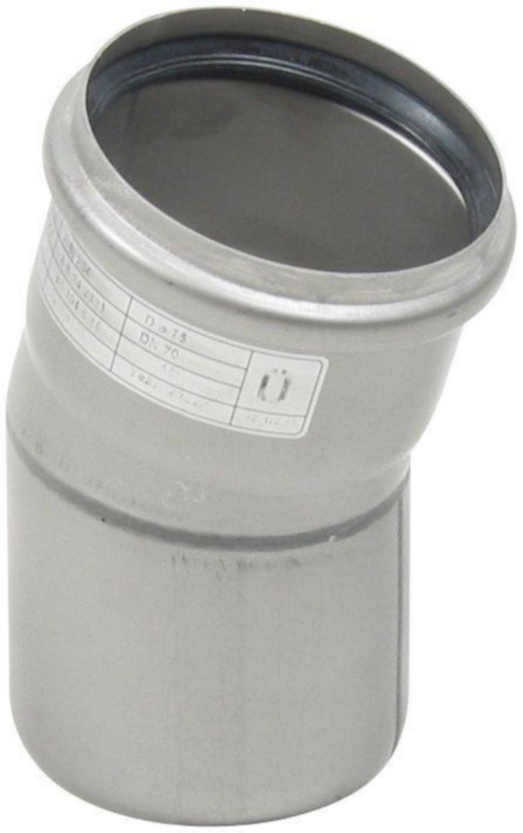Bend 15°, AISI 304, Europipe - 75 mm x15° Europipe bend AISI 304