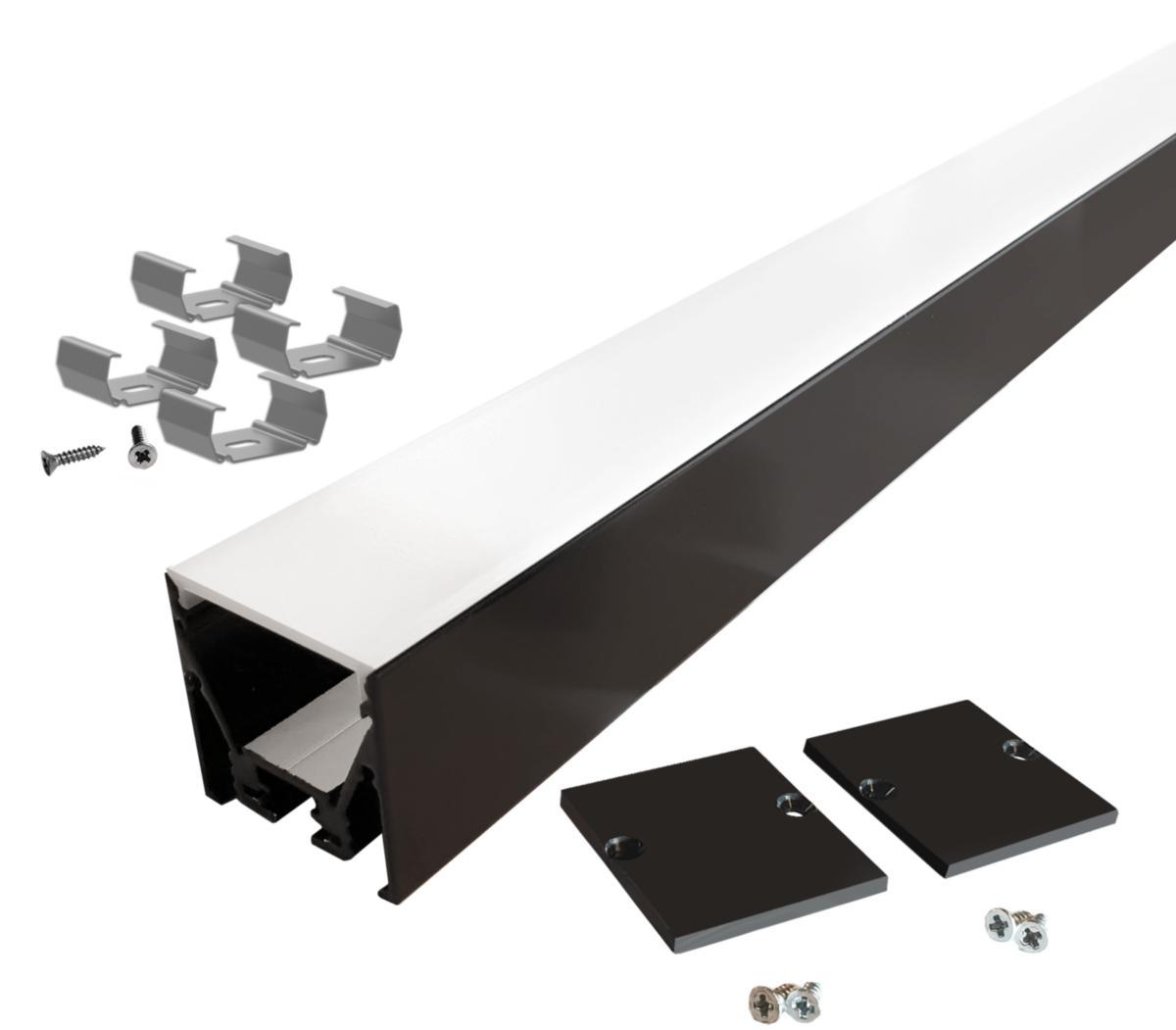 Alu profil Nortronic Edge ELC - ALU profilpakke Edge ELC 3030 Aluminiumsprofilpakke med alt