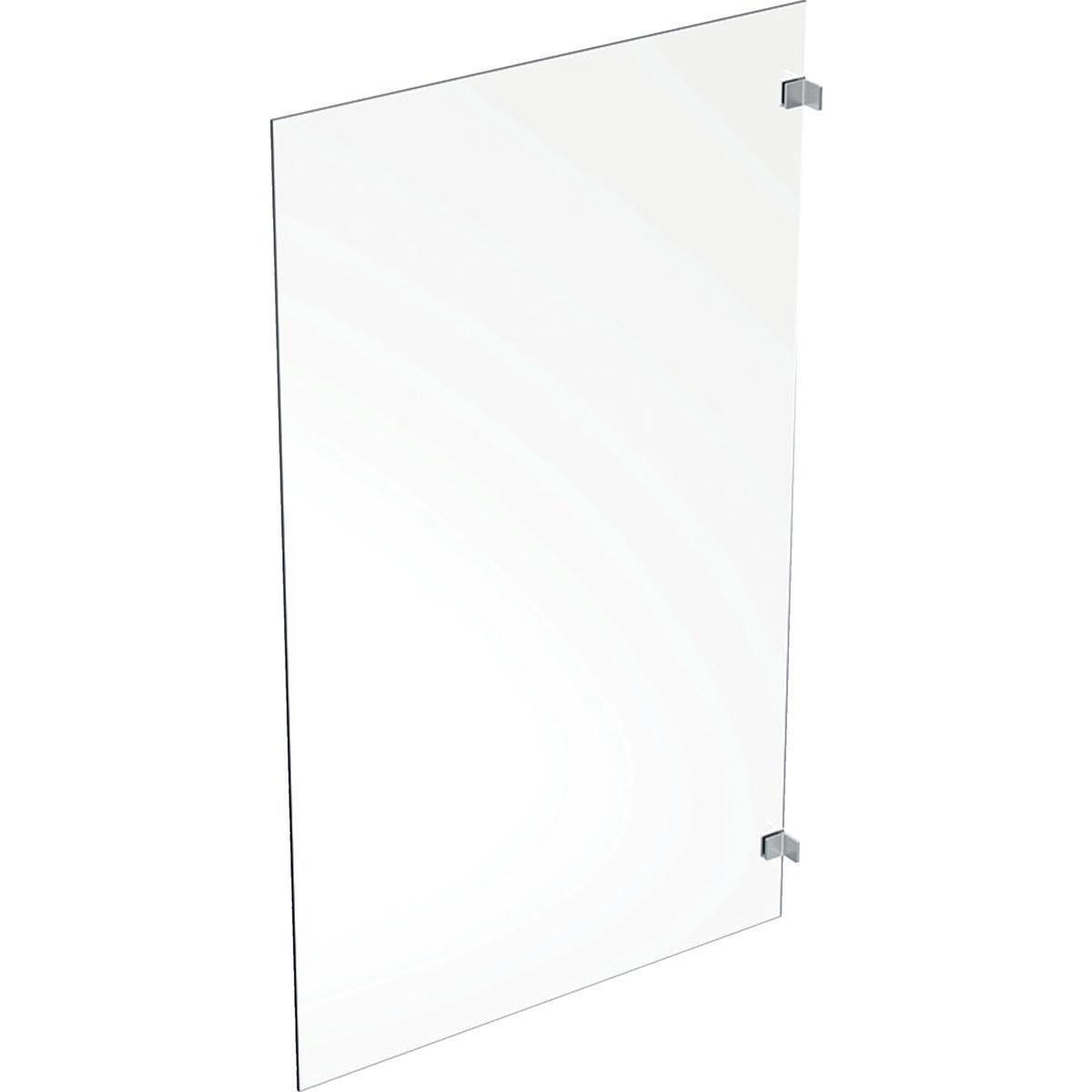 Dusjvegg Showerama Art fast, Contura - Showerama Art fast dusjve 100 100x200 klart glass/krom