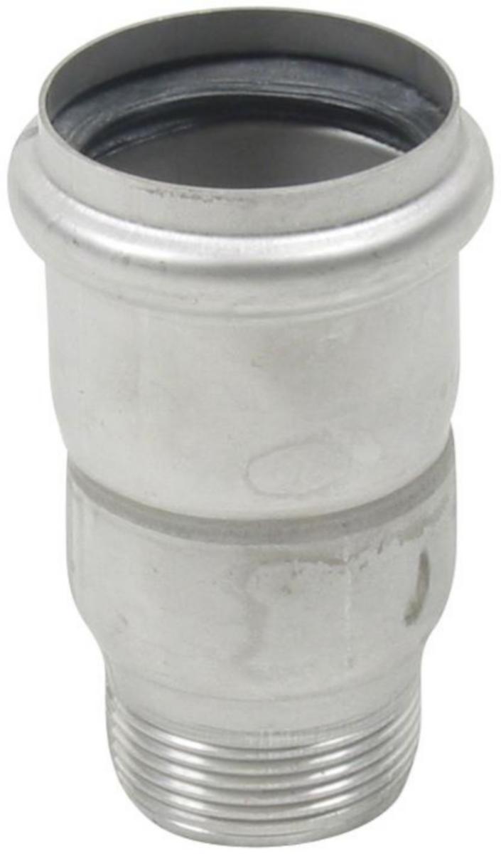 Muffe med utvendig gjenge AISI 316L, Europipe - 1 1/4" x 50 mm muffe m/utv gj AISI 316