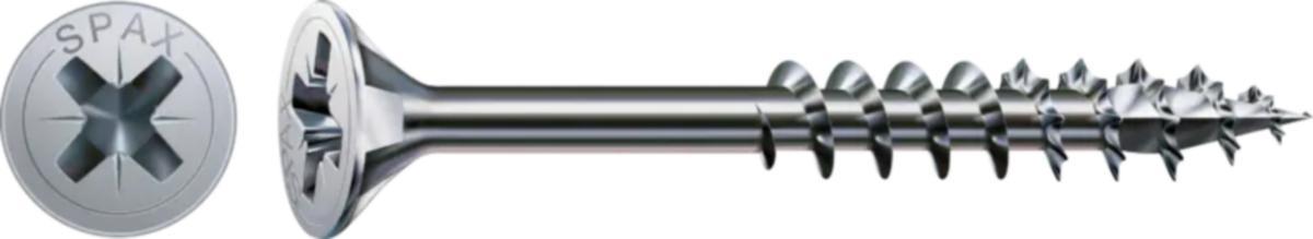 Treskrue TFX SPAX elforzinket - Treskr 5.0X90 EZ SH PZ elforsinket senkhode SPAX