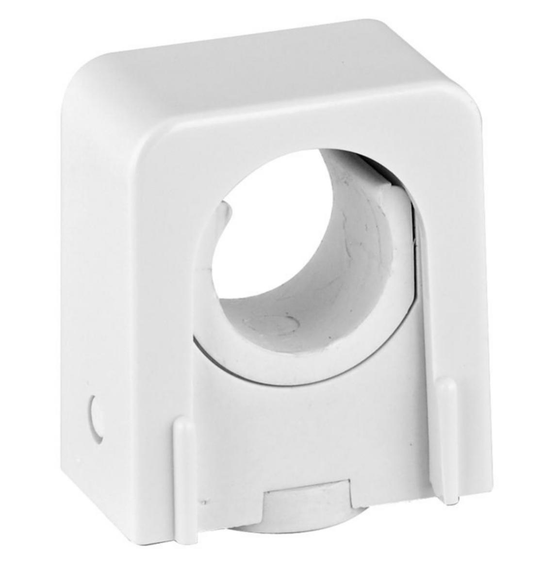 Klammer Snap enkel, Faluplast - 18/22 mm klammer mini enkel hvit