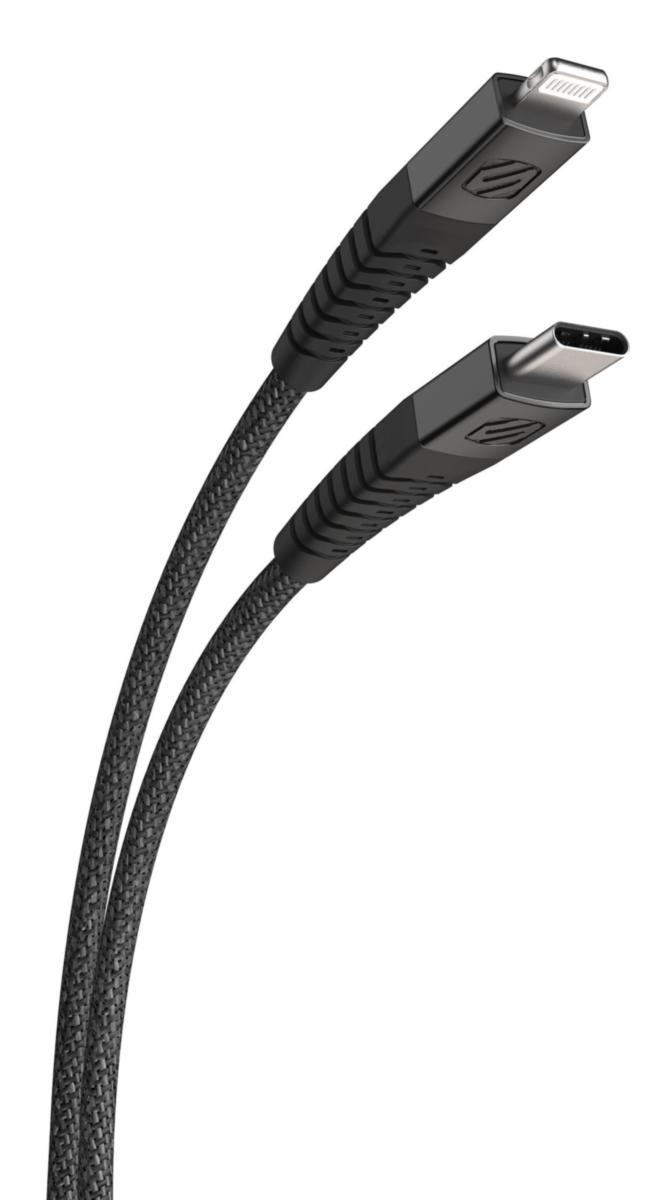 Ladekabel Scosche USB-C - Ladekabel USB-C/Lightning Scosche Strikeline 120cm