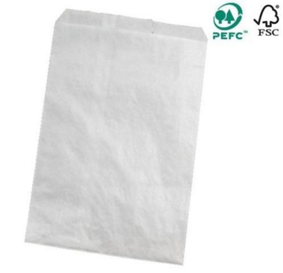 Papirpose NWP - Papirpose 2kg Baker Hvit kraft Nwp 225x300mm (1000)
