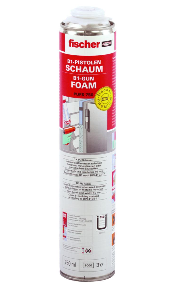 Brannhemmende Skum fischer - Fugeskum PUFS 750 B1 Fischer 750ml grå