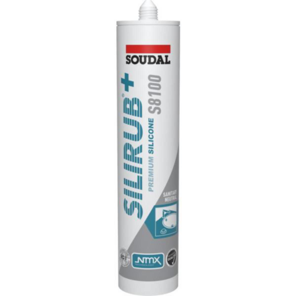 Fugemasse silikon Soudal Silirub AL2T - Fugemasse silikon Silirub AL2T Soudal 300ml brun