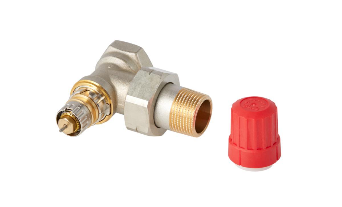 Ventilhus RA-N vinkel, Danfoss - 3/4" Danfoss RA-N 20 ventilhus vinkel