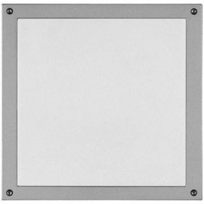 Flat Drift LED 12W Sensor Sølv IP65 Tak/veggarmatur
