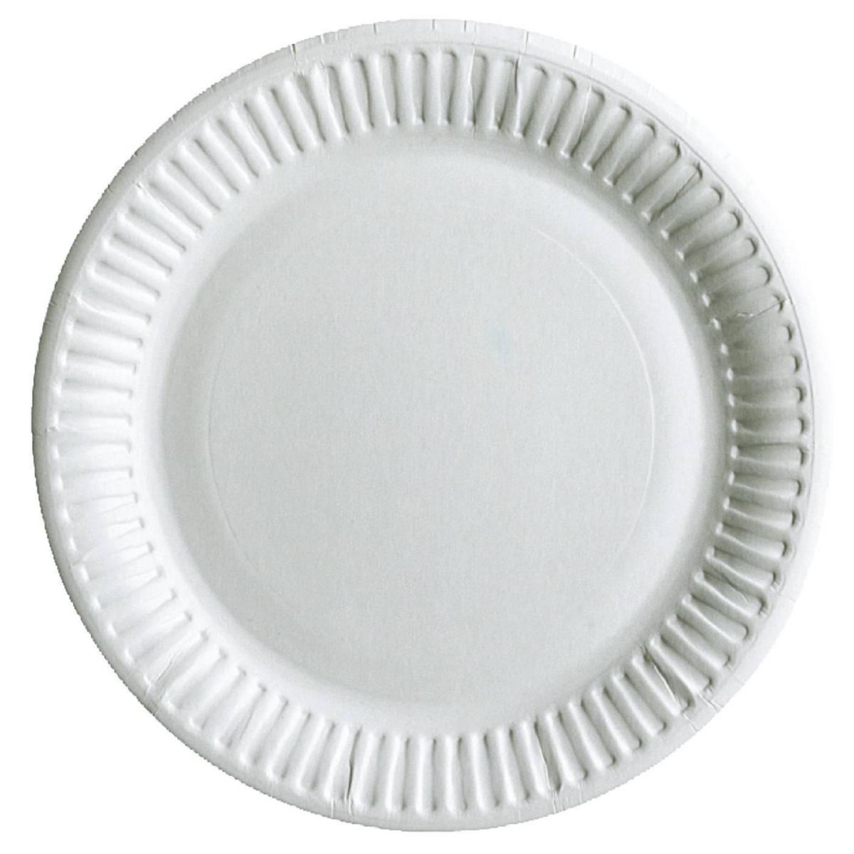Tallerken Huhtamaki papp - Tallerken 15cm Papp Hvit Huhtamaki 100pk