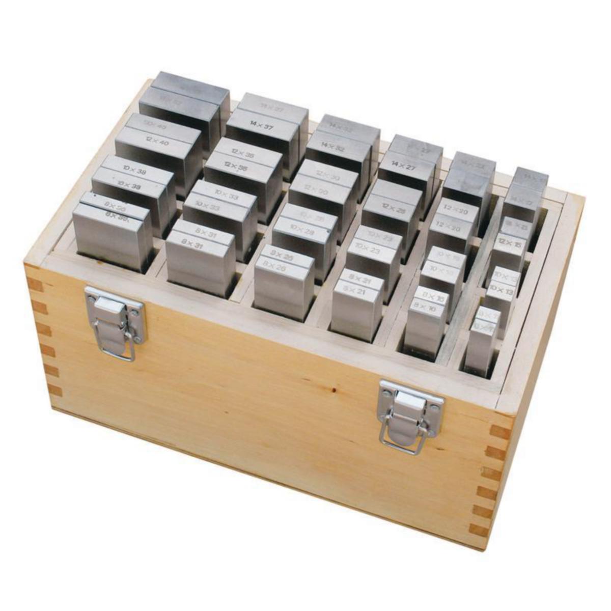 Parallelklosser sett á 24 par Diesella - PARALLELKLOSSER SETT 24PAR 12-38MM X 8X160MM HRC 55-62