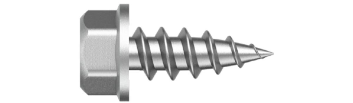 Plateskrue FIXX - Plateskr 4.2X13 EZ 6KT elforzinket m/flens FIXX 1000