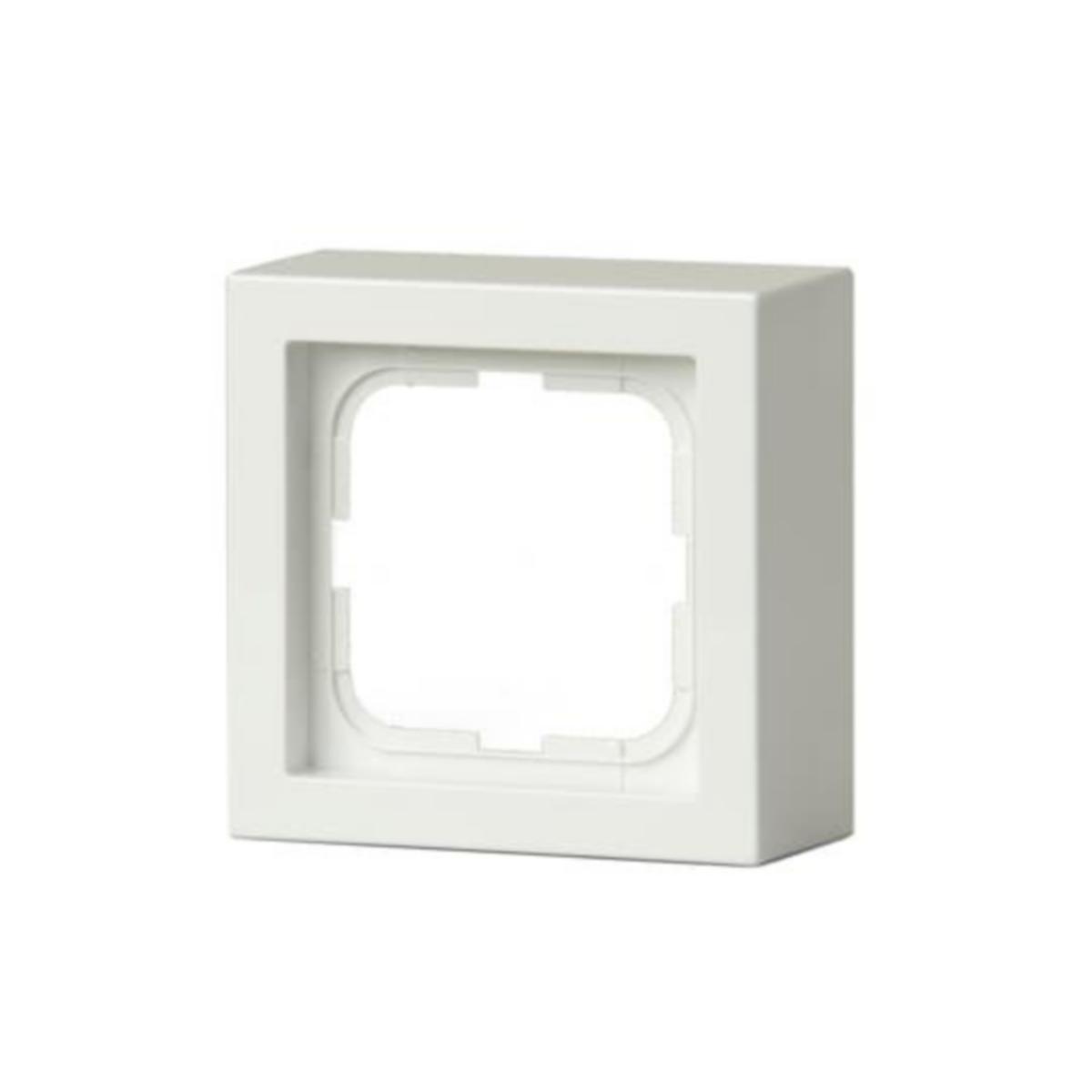 Påveggskappe ABB 1-hull Impressivo - Kappe 1-Hull 40/85MM hvit 