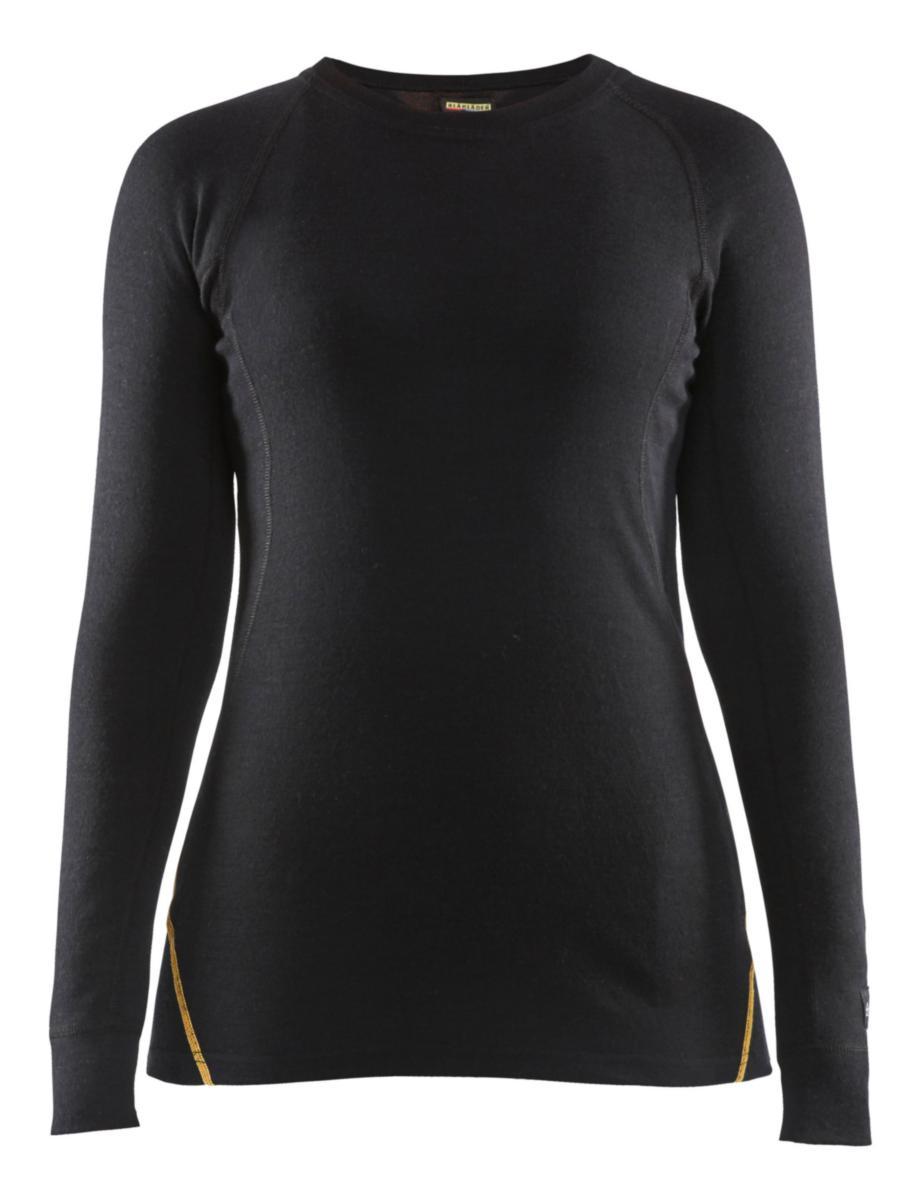 Undertrøye Blåkläder dame Safe wool - Undertrøye dame Blåkläder 7213 Multinorm svart str XS