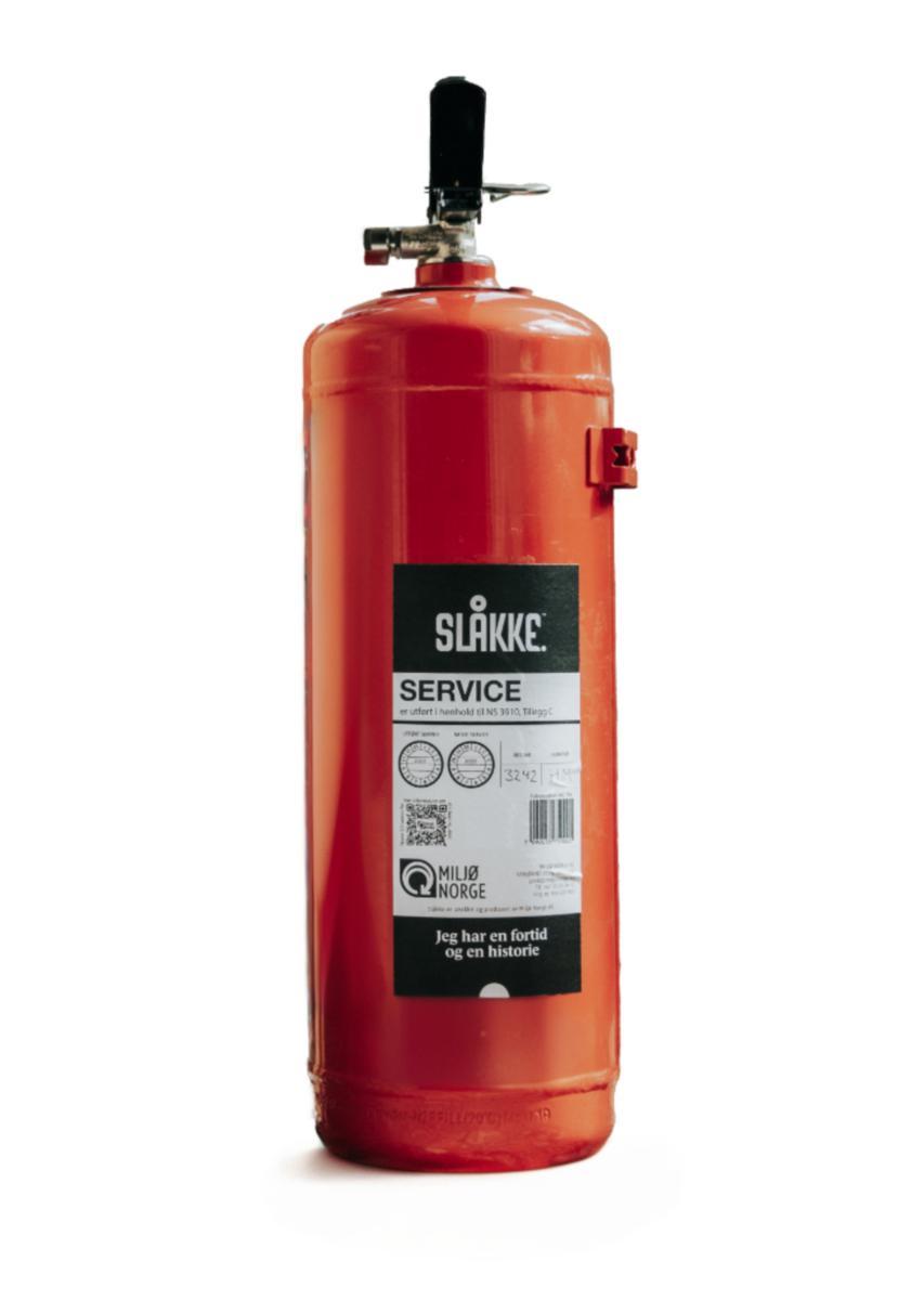 Brannslukker Slåkke 43A Pulver ABC 6kg Ombrukt - Brannslukker pulver Slåkke Ombrukt ABC 43A 233B C 6kg