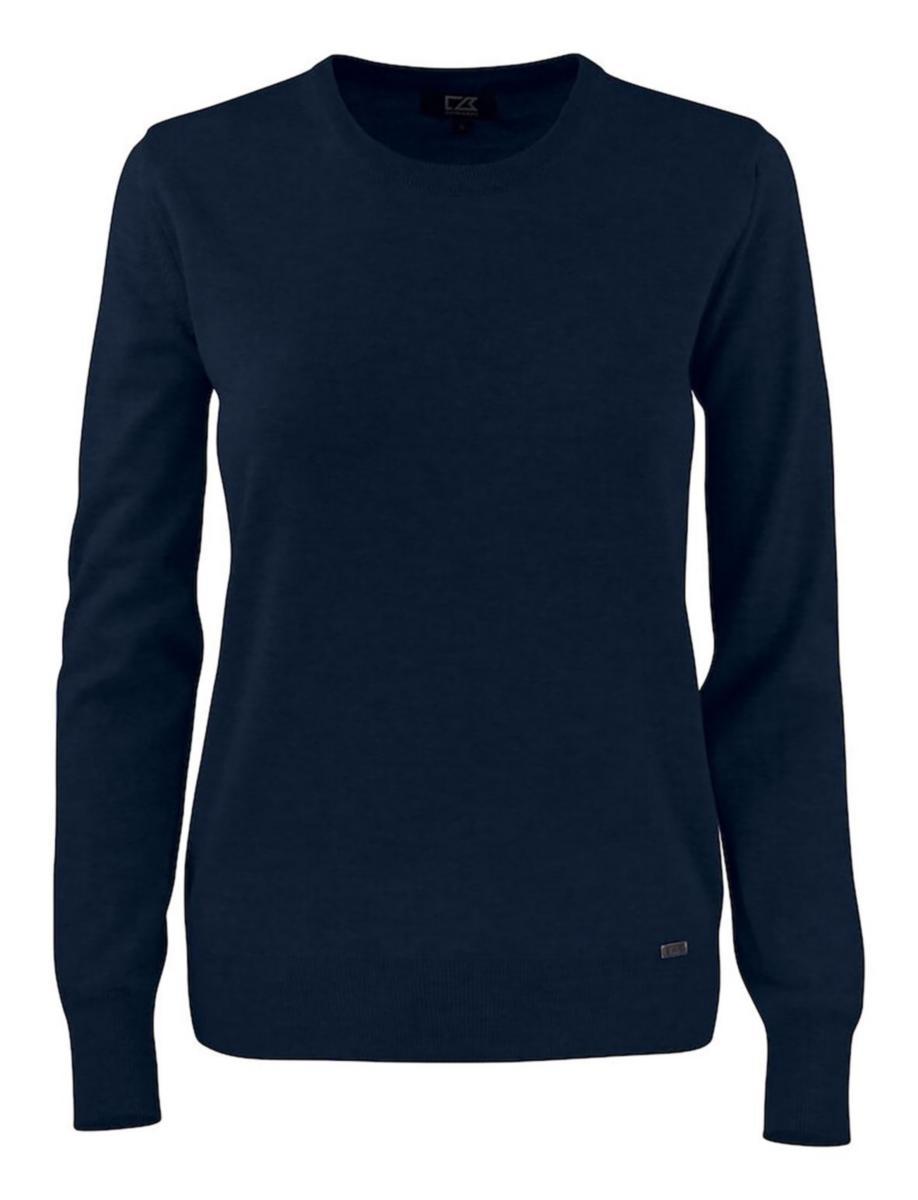 Strikkegenser dame C&B Kennewick - Strikkegenser dame C&B Kennewick mørk marine str XS