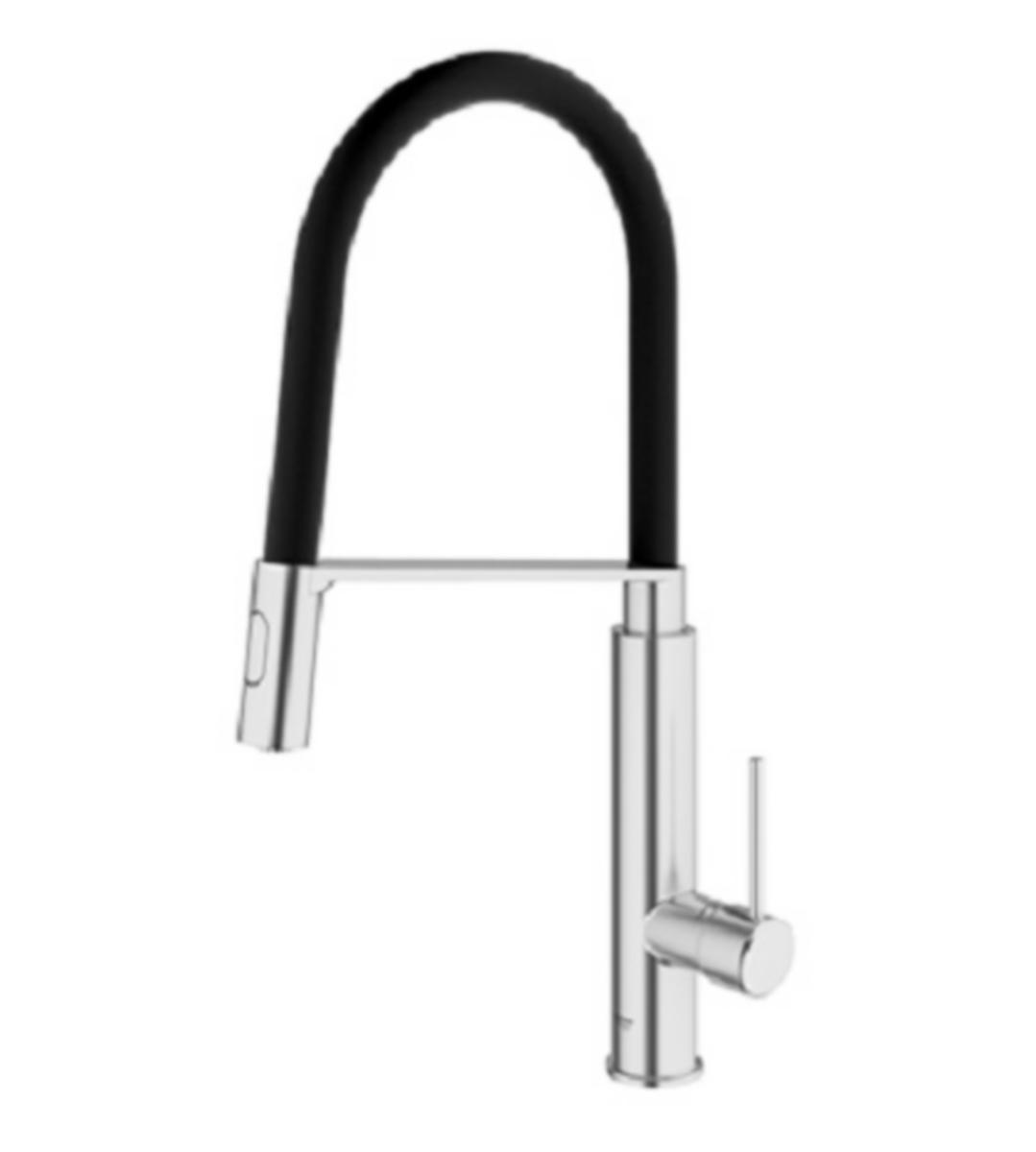 Kjøkkenbatteri Concetto med slange og spray - Grohe Concetto kjøkkenbatteri uttr.profi-spray supersteel