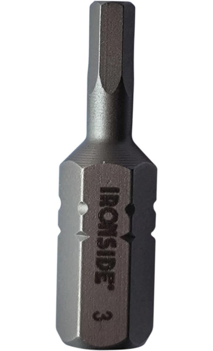 Bits Ironside Sekskant m/hull 25mm - Bits sekskant/m hull 3mm Ironside 25mm 203118
