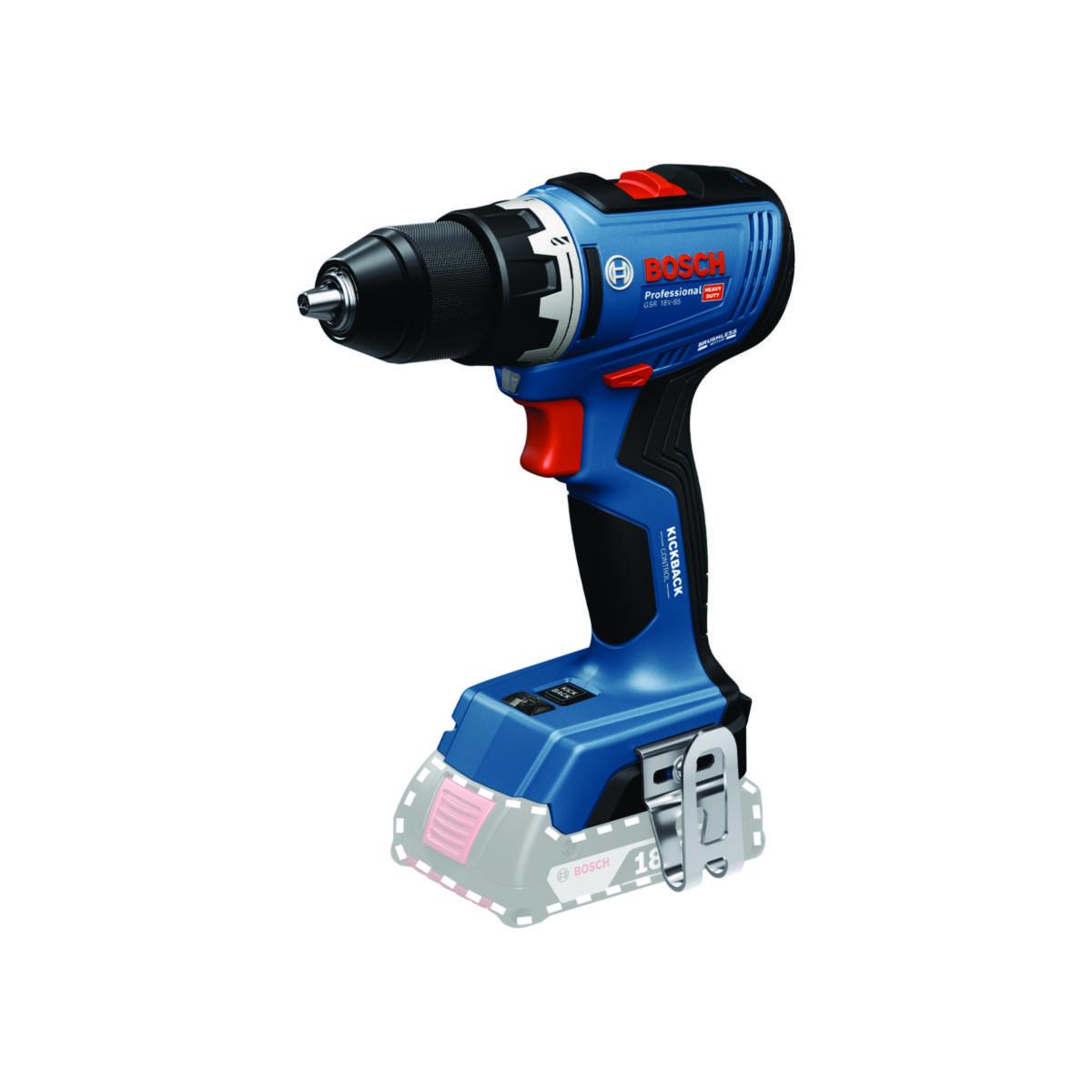 Bor/skrutrekker Bosch GSR 18V-65 Solo - Bor/skrutrekker GSR 18V-65 Bosch 18V Solo L-BOXX