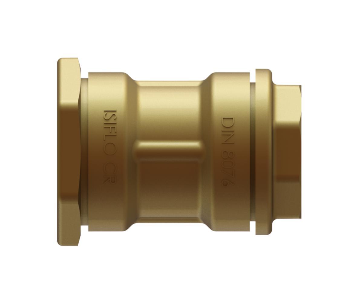 Reperasjonskobling type 100 f/cu-rør, Isiflo - 35 x 1 1/4" Isiflo rep.kobling f/CU-rør  type 100 messing