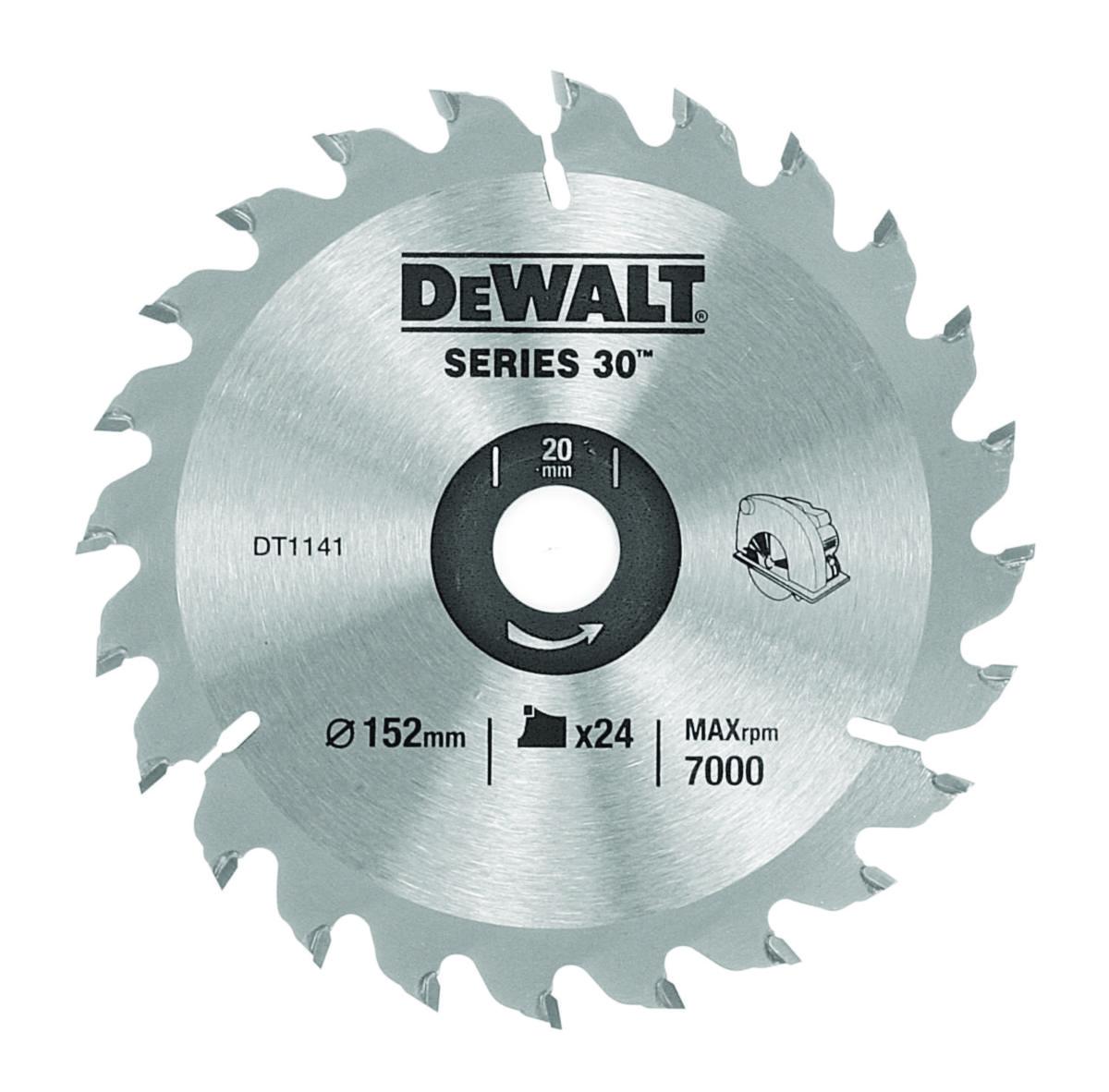 Sirkelsagblad Dewalt serie 30 HM - Sirkelsagblad DT1145 DeWalt Ø165X30mm 30T