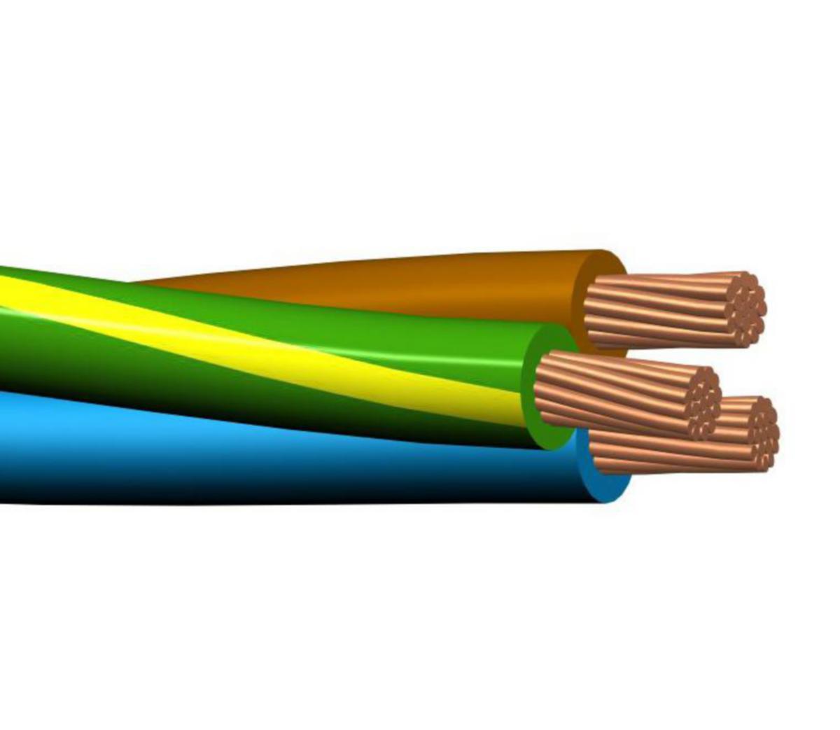 PN installasjonskabel Nexans JetSet™ - PN Jetset 750v 3G6 B2 50 Kabelbøtta 50m