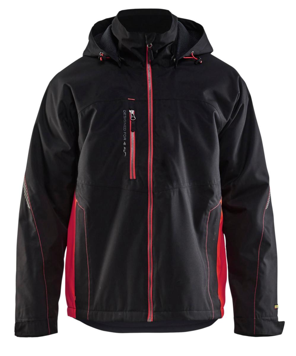 Skalljakke Blåkläder 4790 - Skalljakke Blåkläder 4790 svart/rød str S