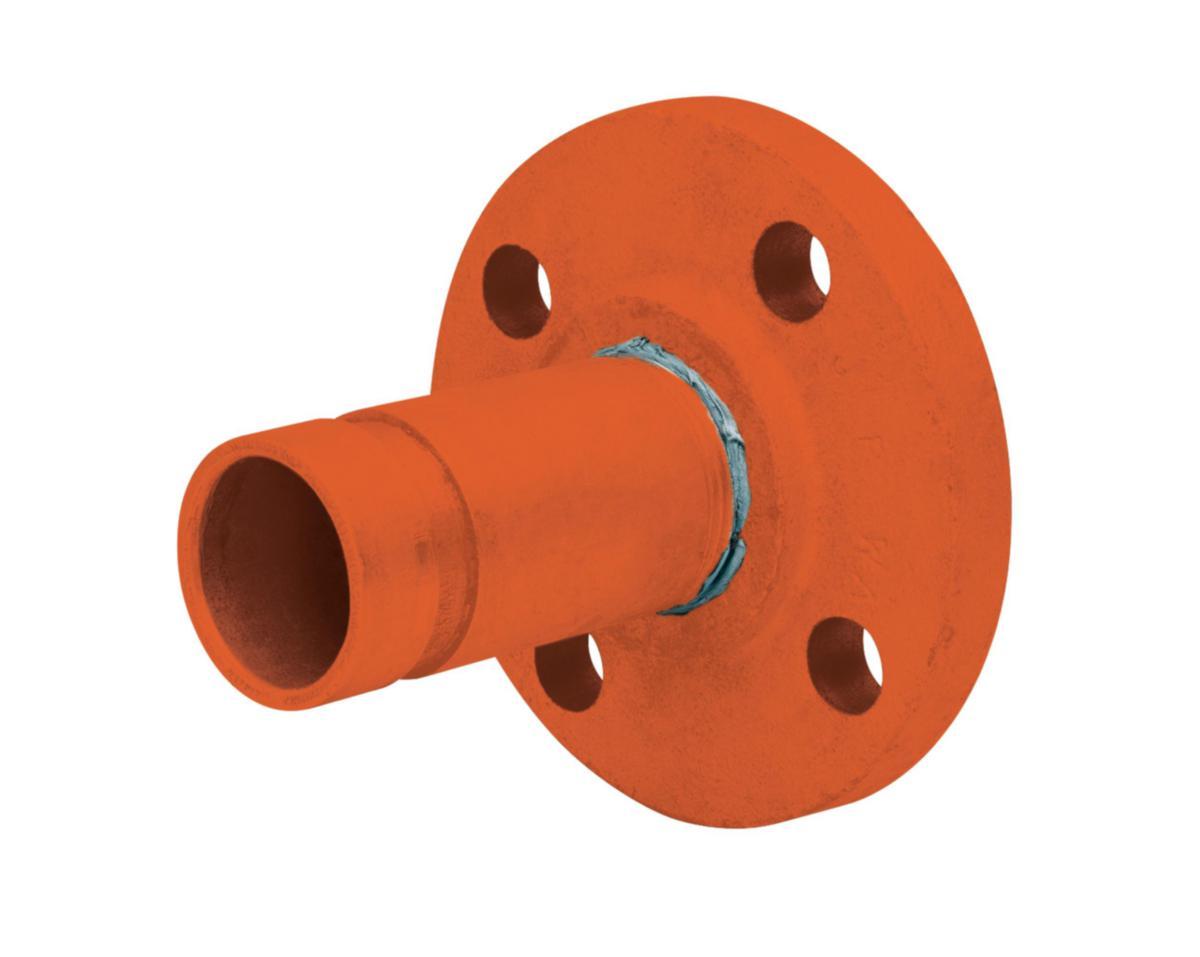 Flens overgangsnippel Vic 41, Oransje, Victaulic® VKS - 219.1x152.4 flens m/rille oran 41 -VKS