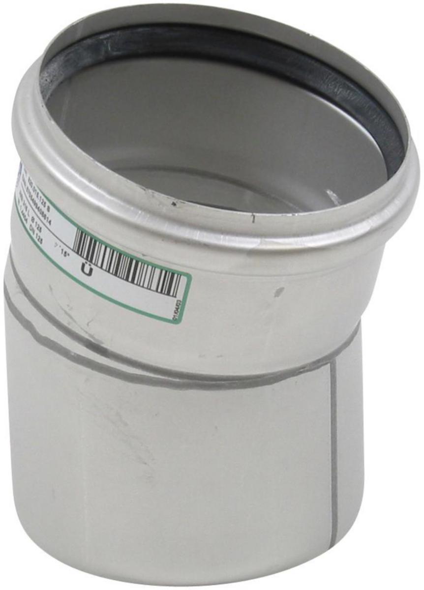 Bend 15°, AISI 316L, Europipe - 125 mm x 15° Europipe bend AISI 316L