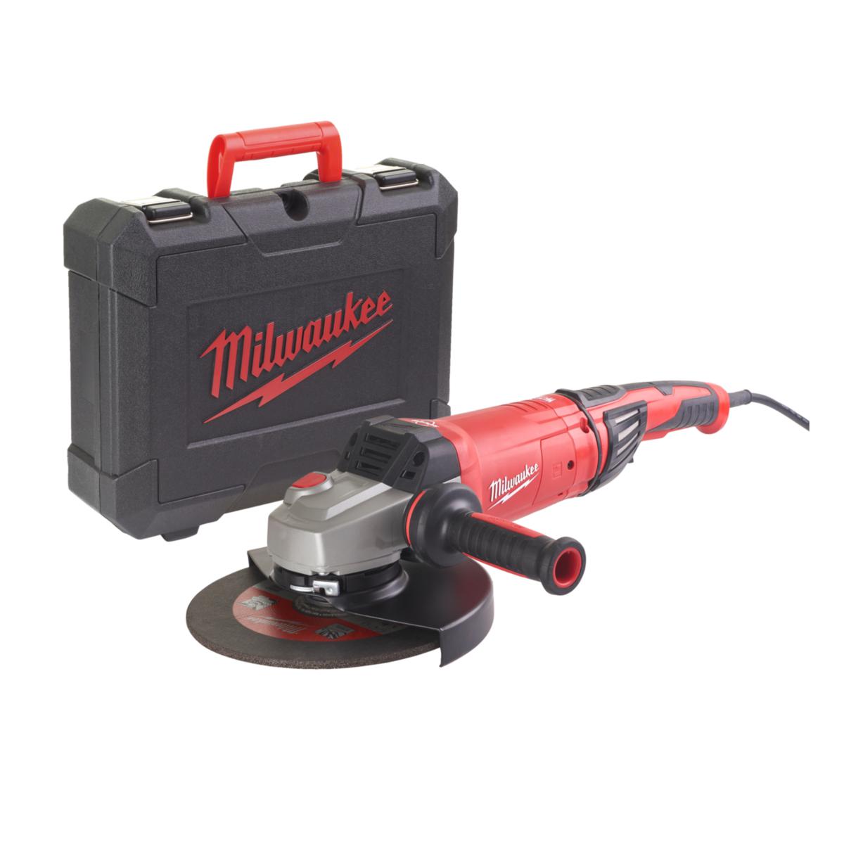 Vinkelsliper Milwaukee AGVKB 24-230 EKX DMS KIT - Vinkelsliper AGVKB 24230EKXKIT Milwaukee 2400W koffert