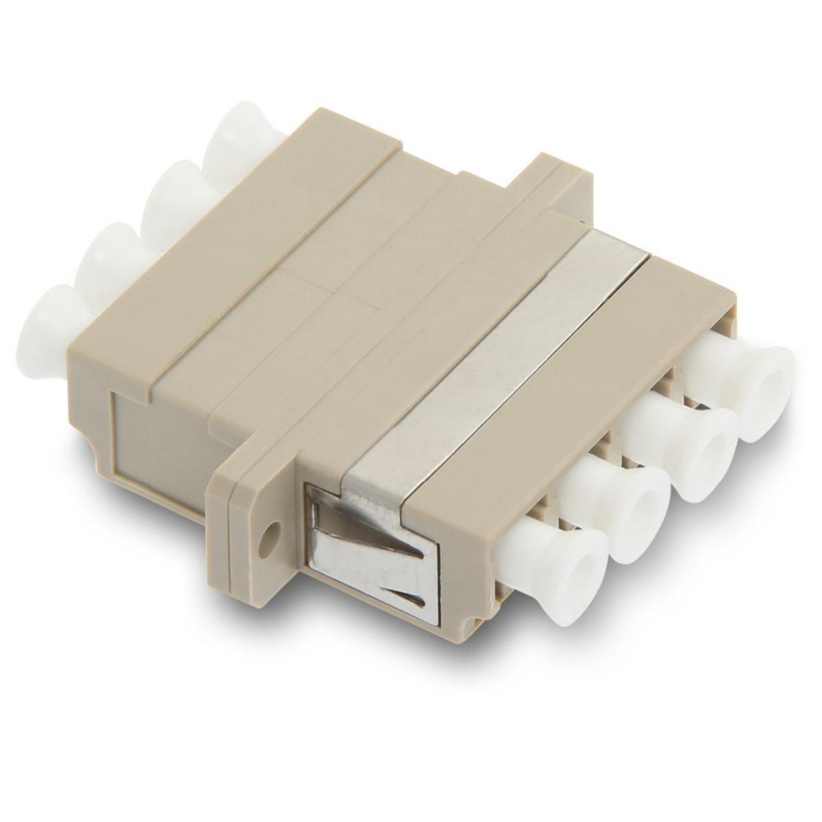 Adapter Eurolan OM1, OM2, OM3, OM4 - Adapter 4xLC OM1 Beige
