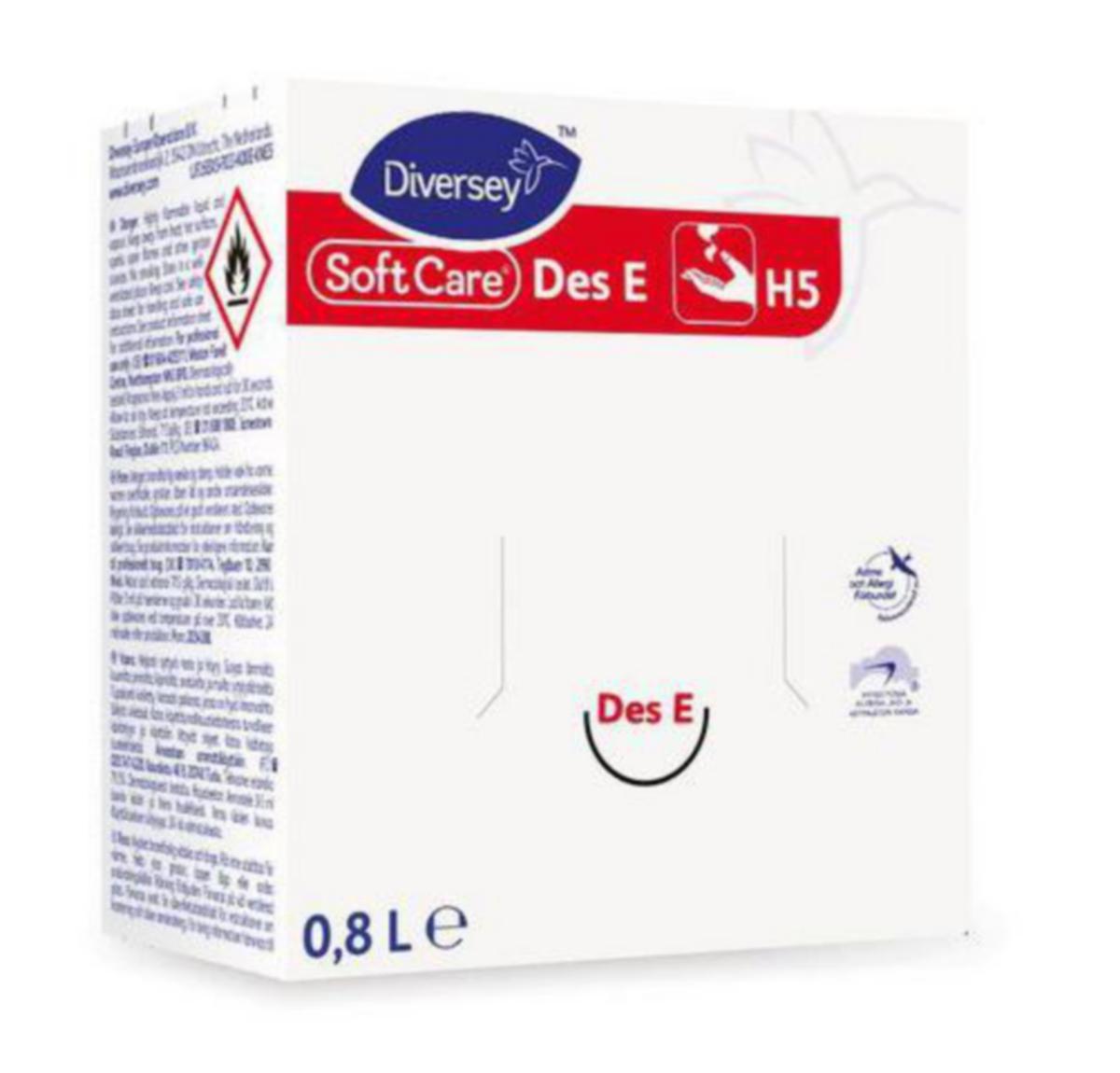 Hånddesinfeksjon Diversey™ Soft Care - Hånddesinfeksjon Des E  Soft Care 0,8 liter