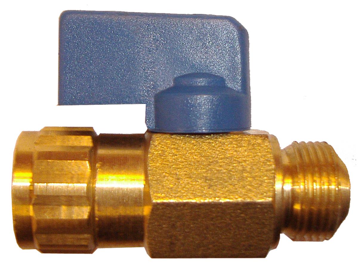 Ventil for fordeler med frimutter Sanipex - 16 mm NK Ventil m/mutter Sanipex