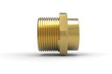 Reduksjonsnippel 476 (M)Exde messing Hawke Adapter