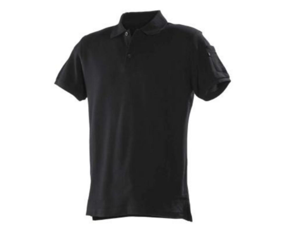 Piqueskjorte Texstar PS03 - Piqueskjorte Texstar PS03 svart str L