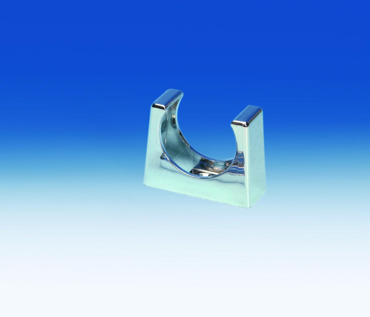 Klammer enkel krom - 32 mm klammer enkel fkr. 