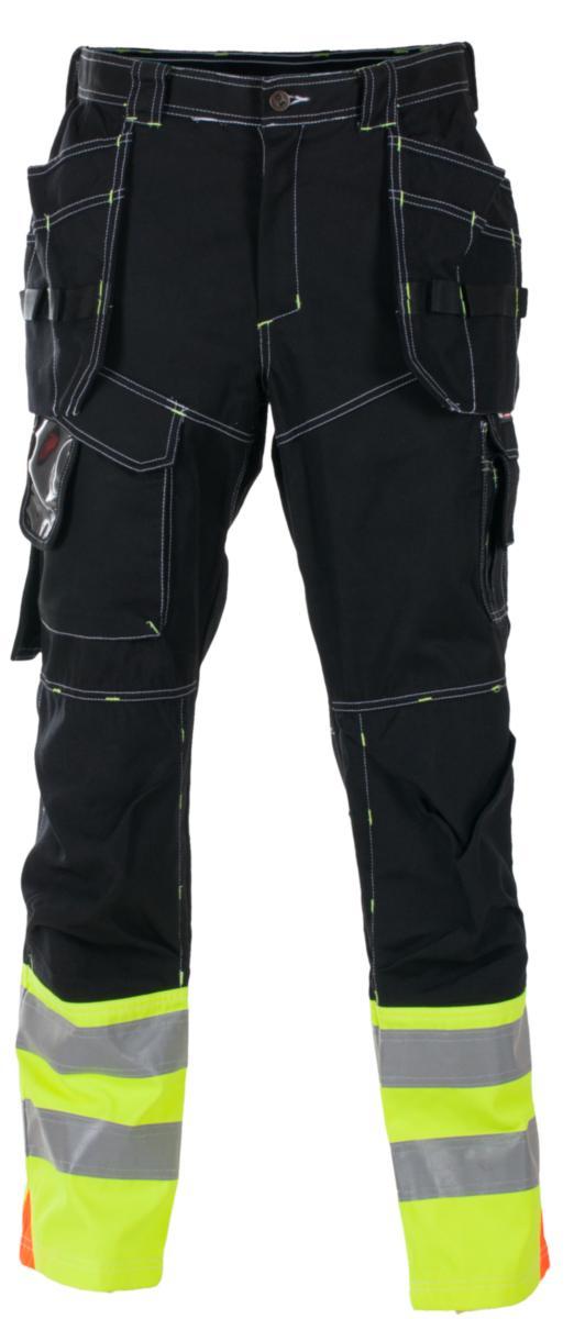 Håndverksbukse BS Drevsjø HiVis kl.1 - Håndverksbukse BS Drevsjø HiVis kl.1 sva/gul str C52