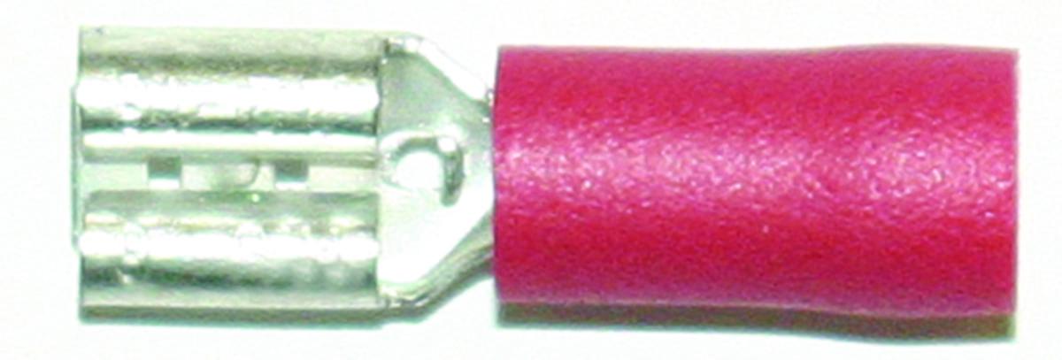 Flatstifthylse isolert Abiko messing - Kabelsko stift A1504 FL-8 