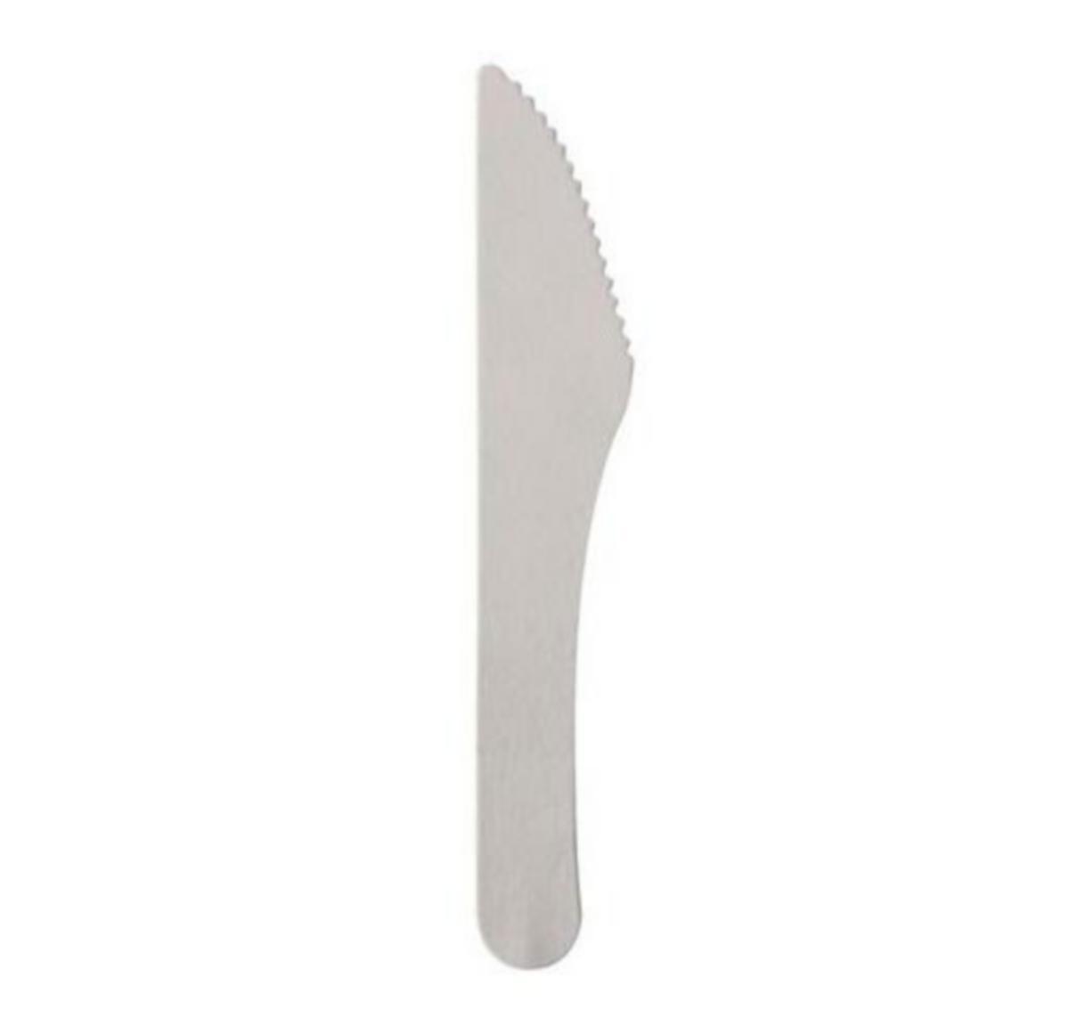 Kniv Papstar Pure - Kniv Pure 15,8cm Papstar Papp Hvit 100pk