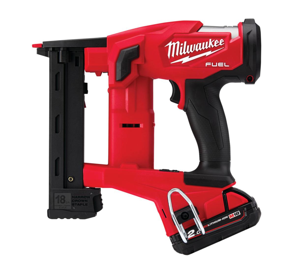 Stiftepistol Milwaukee M18 FNCS18GS-202X - Stiftepistol M18 FNCS18GS-202X Milwaukee 18V 2x2.0Ah