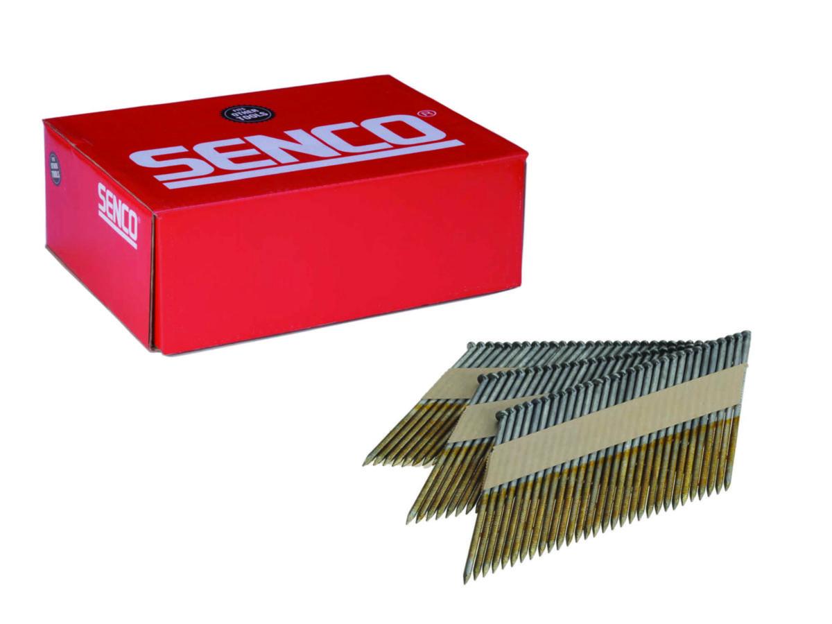 Tettbåndet stavspiker 34º Senco, diamantspiss - Spiker stav 34gr glatt 90X3.1 VF diamantspiss 2000pk Senco