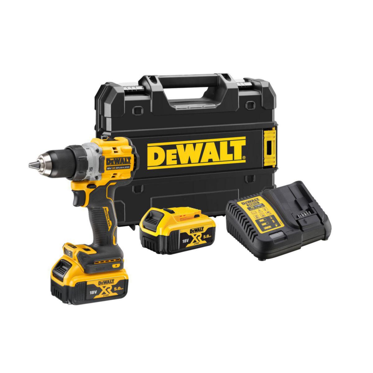 Bor/skrutrekker DeWalt DCD800P2T-QW - Bor/skrutrekker DCD800P2T-QW DeWalt 18V 2x5.0Ah Koffert