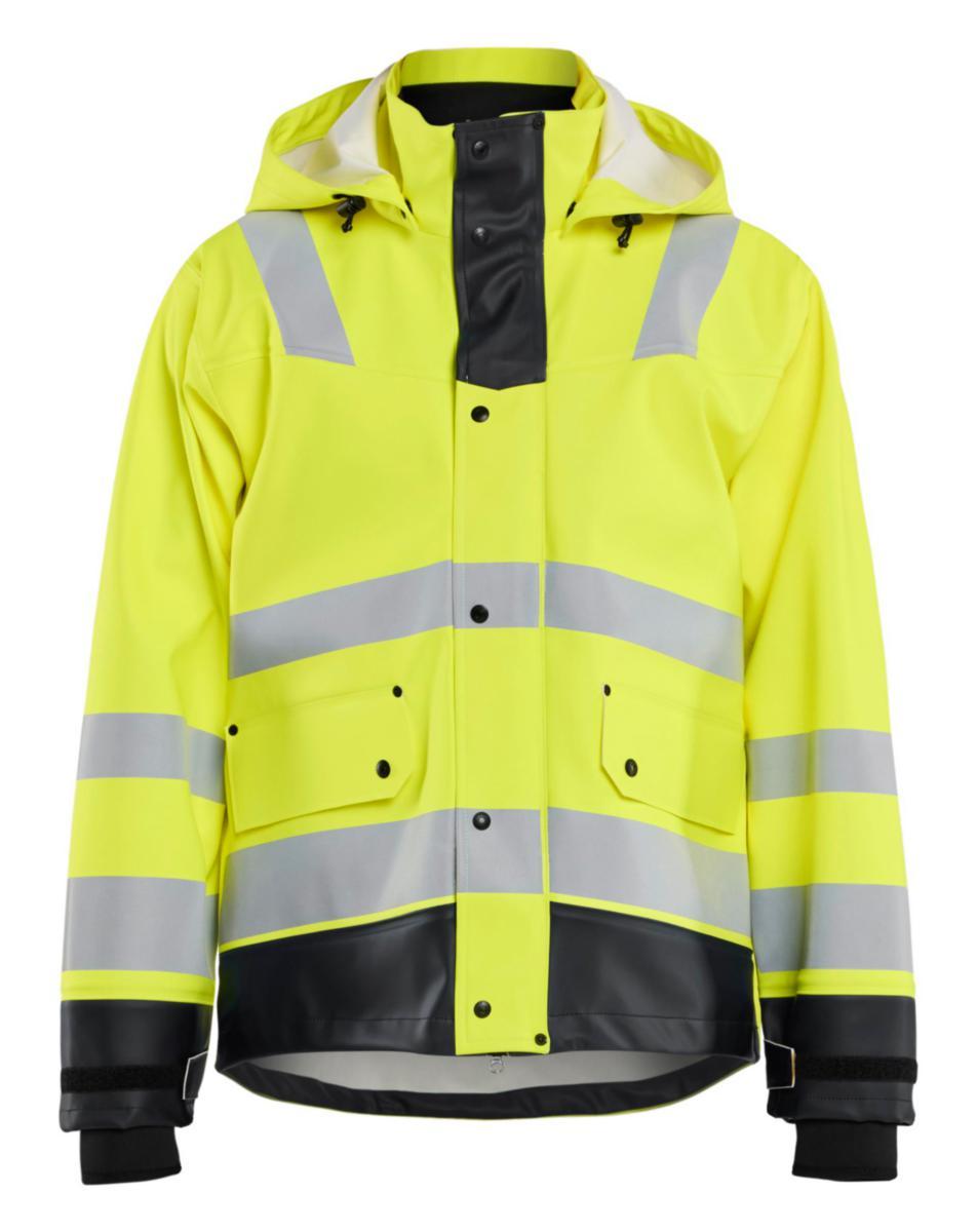 Regnjakke Blåkläder 4327 LEV 3 HiVis kl.3 - Regnjakke Blåkläder 4327 LEV 3 HiVis kl.3 gul/svart str XL