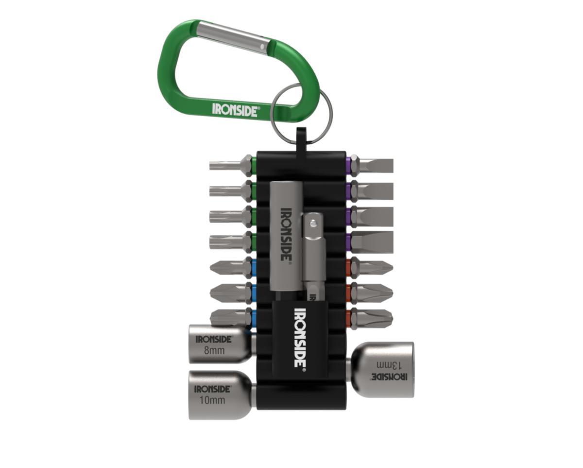 Bitssett belteklips Ironside EL - Bitssett belteklips EL Ironside 19 deler 201603