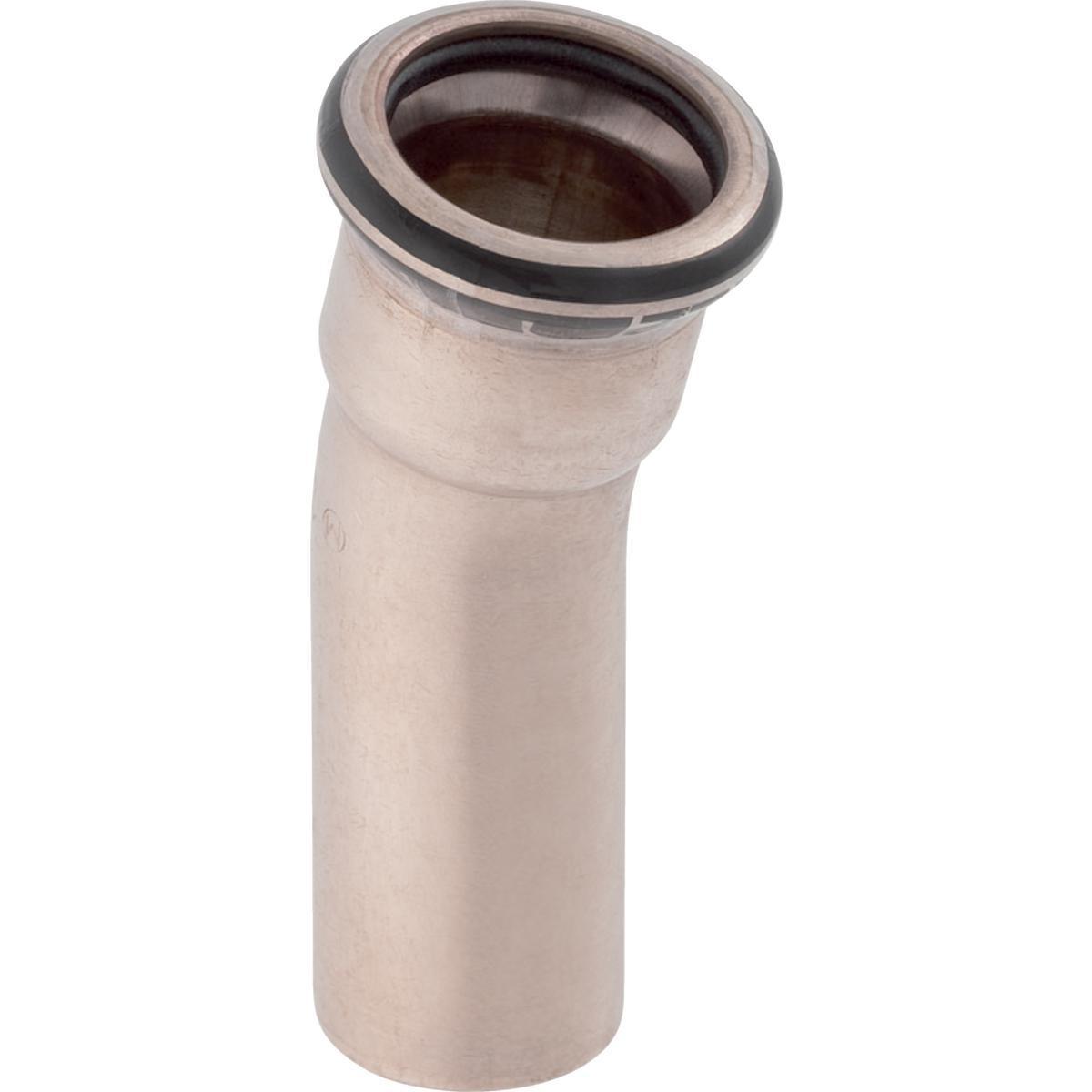 Bend 15° m/1 muffe CuNiFe Mapress - 54 mm CuNiFe bend15° inn/ut Mapress CuNiFe