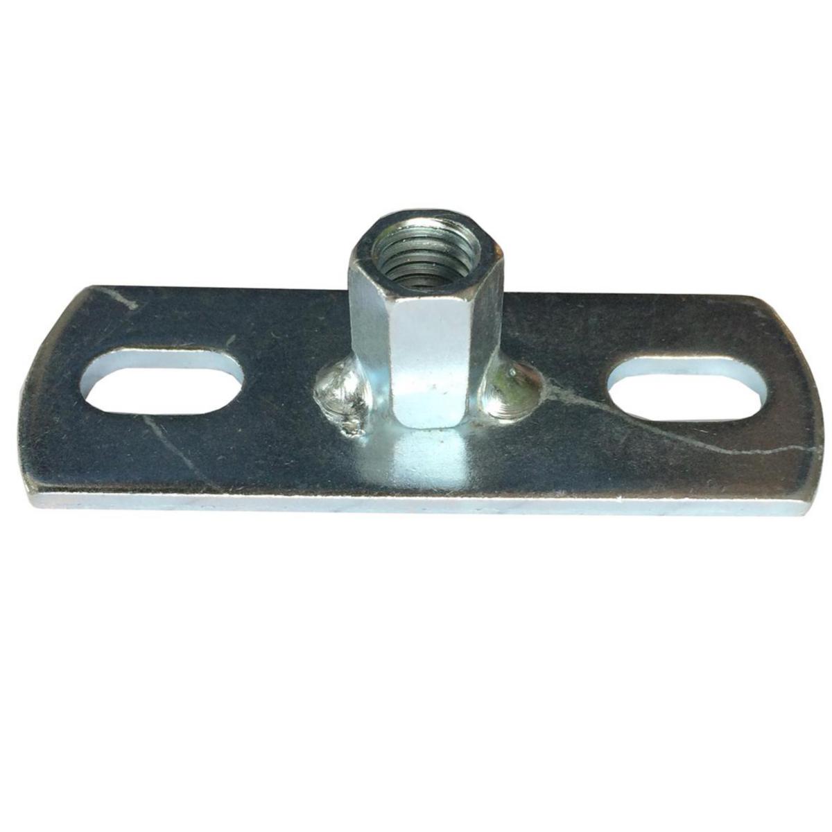 Festeplate M8/M10 f gjengestag - M8/M10 kombi grunnplate elfz f/gjengestag. EL-forsinket