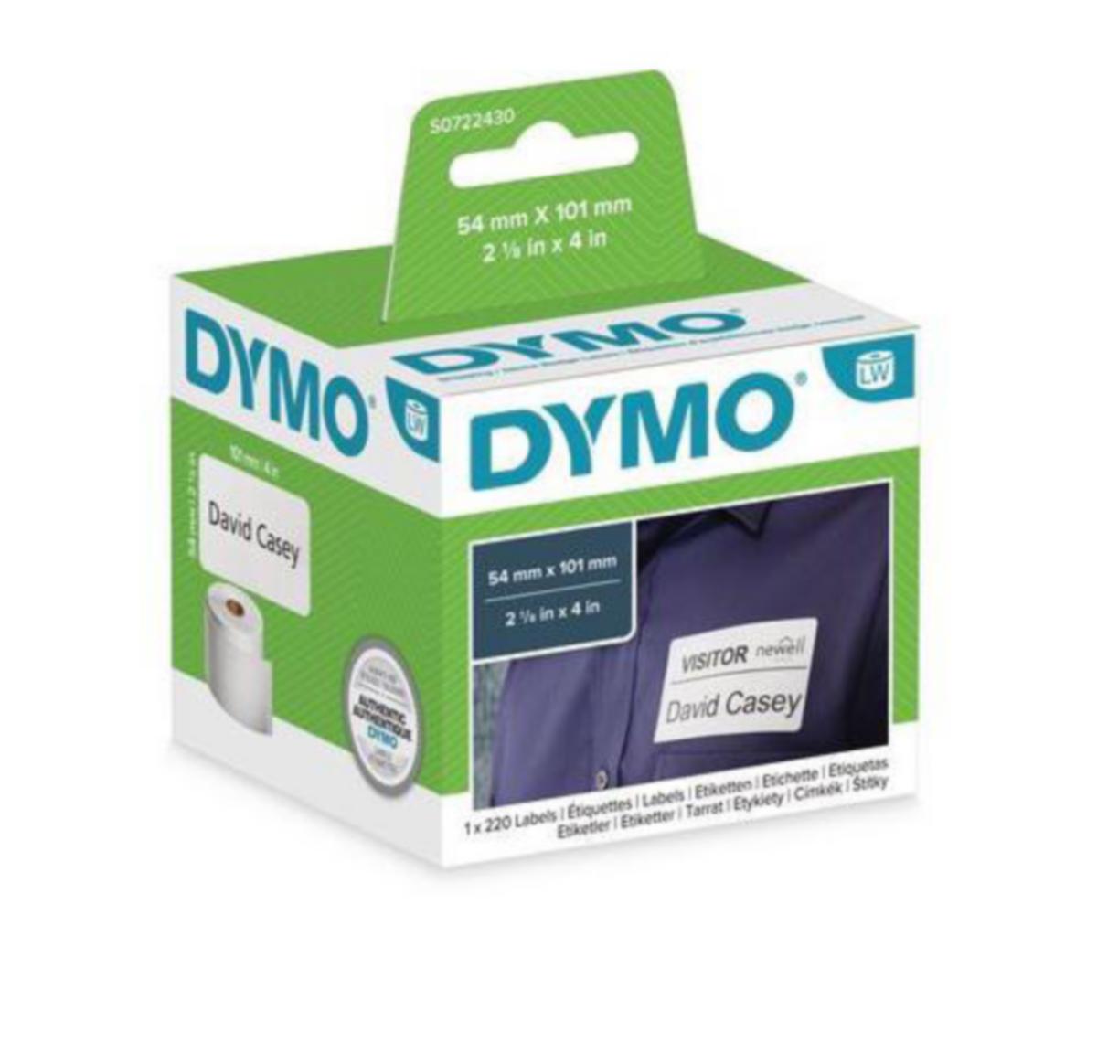 Etikett Frakt Dymo - Etikett Frakt Dymo 101x54mm 220 stk 99014