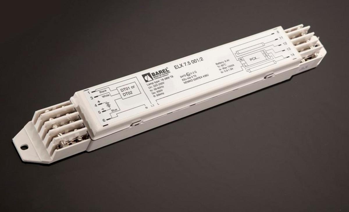 Nødlysenhet ELX7.5 Glamox Int. - ELX7.5 001/2 EX NØDLYS 230VAC