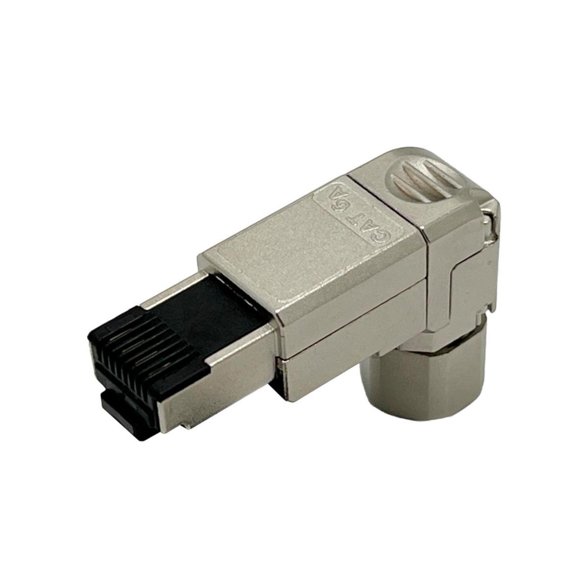 Feltplugg Eurolan CAT 6A STP 90° - Feltplugg CAT 6A STP 90°