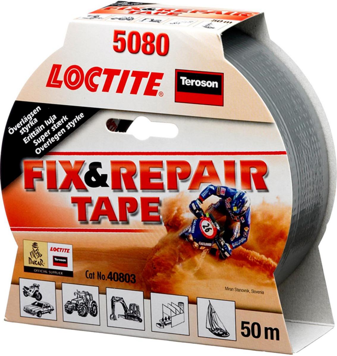 Reperasjonstape Loctite 5080 - Universaltape Teroson VR 5080 50m grå