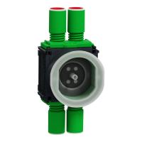 Støpeboks 1M 44mm 4 Flex Rør